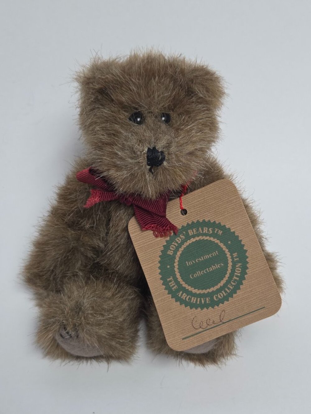 Boyds Bears Plush Teddy Archive Collection Jointed Vintage Bear w/ Tag 1990